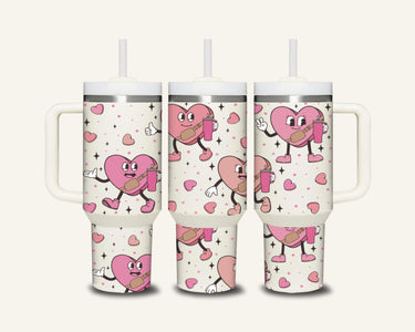 Tumbler & Heart Tumbler with Side Handle